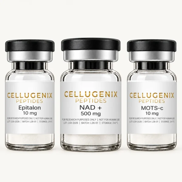 Epitalon + NAD+ + MOTS-c Research Bundle