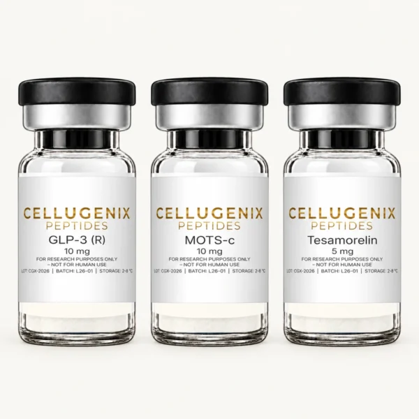 GLP-3 (R) + MOTS-c + Tesamorelin Research Stack