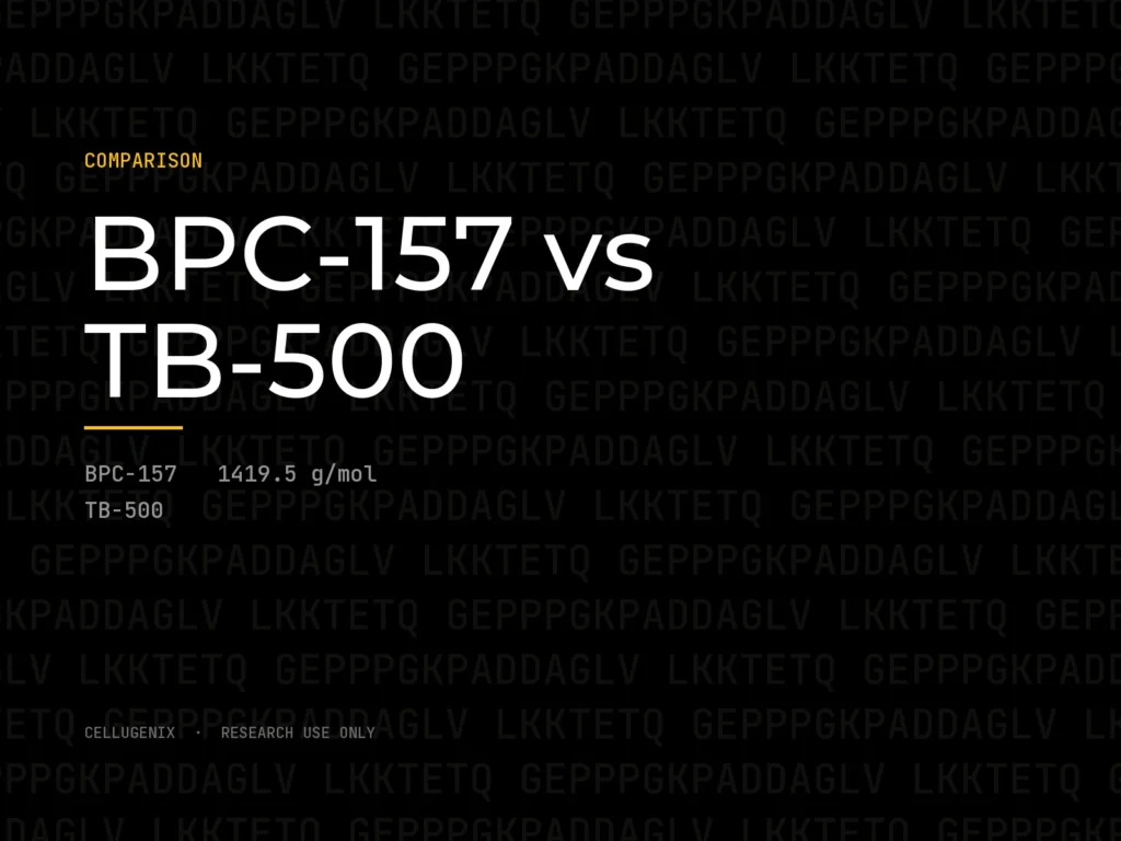 BPC-157 vs. TB-500: Comparing Two Research Peptides