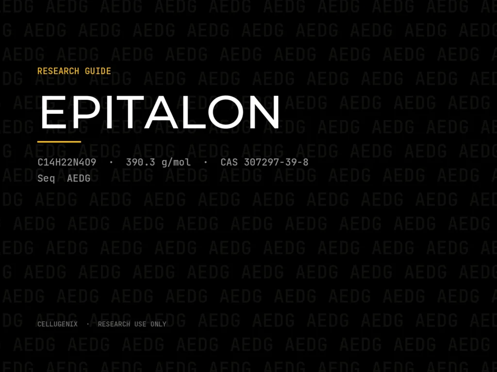 Epitalon (Epithalon, AEDG): Identity, Lab Assays and Regulatory Status