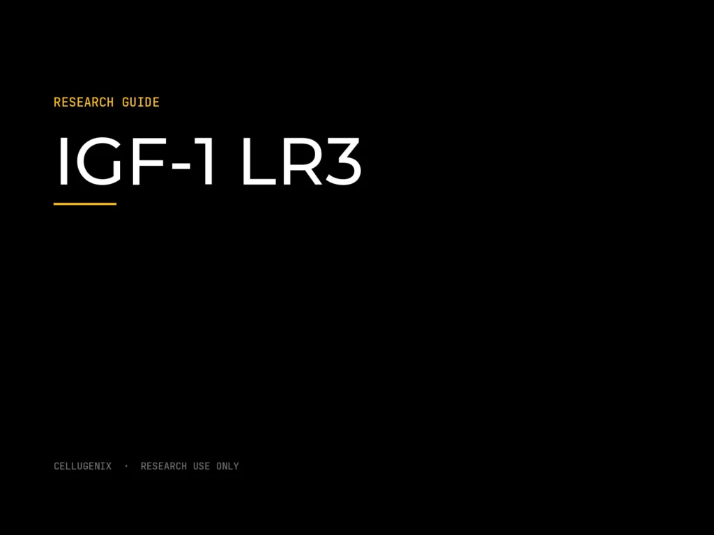 IGF-1 LR3: Structure, Receptor Binding and Laboratory Use