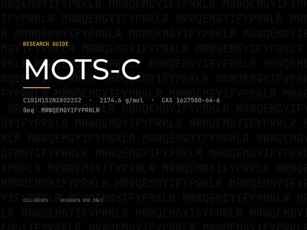 MOTS-c: Mitochondrial-Derived Peptide Research Overview