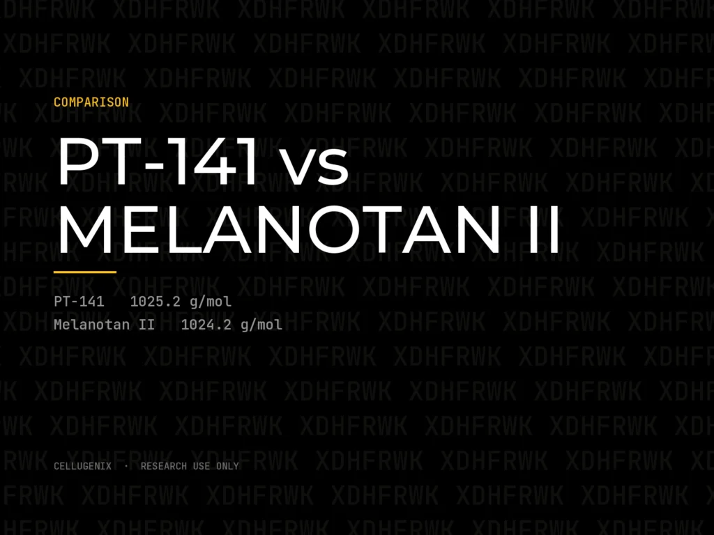 PT-141 vs Melanotan II: Key Differences in Structure, Receptors and Status (2026)
