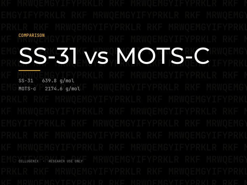 SS-31 vs MOTS-c: Mitochondrial Peptides in Research (2026)