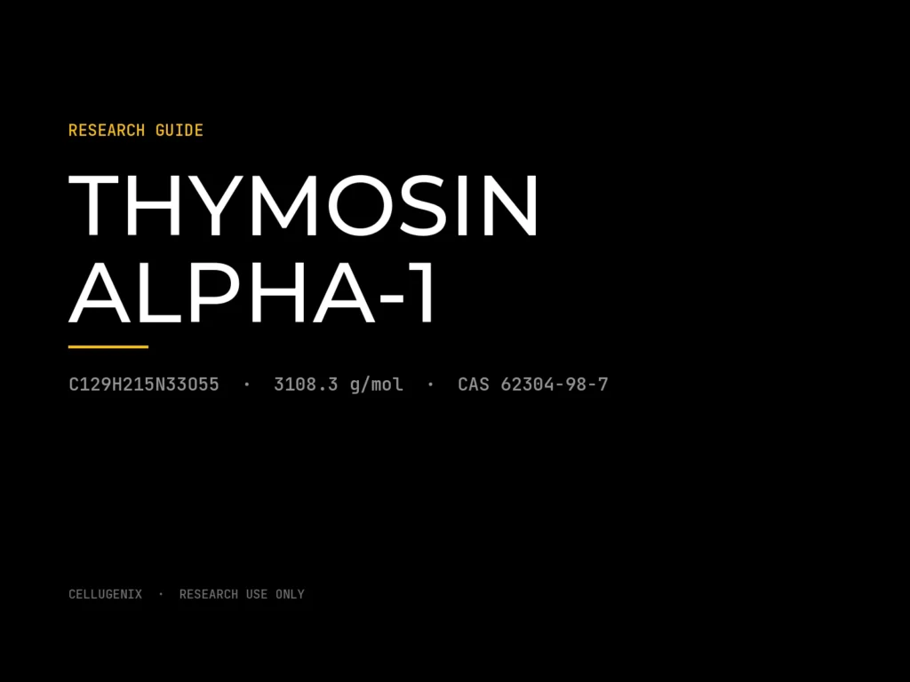 Thymosin Alpha-1: Research Overview and Identifiers