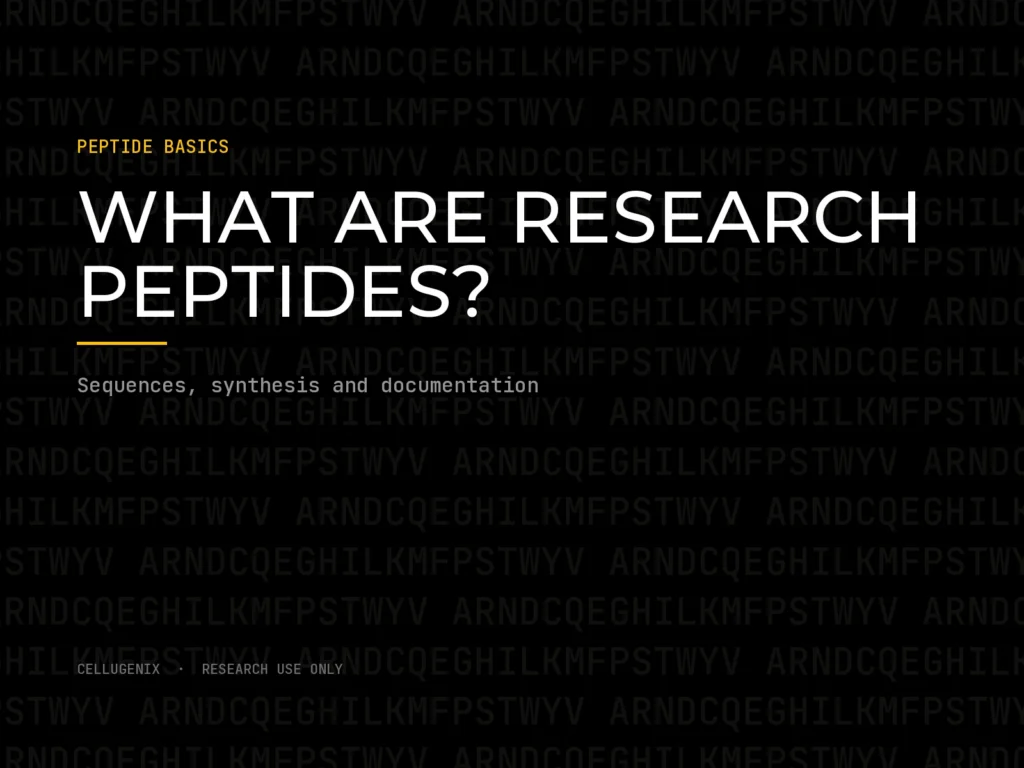 What Are Research Peptides? A USA Buyer’s Guide for Labs