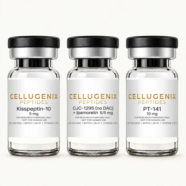 Kisspeptin-10 + CJC-1295/Ipamorelin + PT-141 Research Bundle
