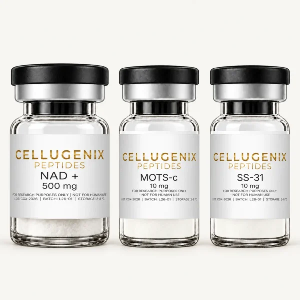 NAD+ + MOTS-c + SS-31 Research Bundle